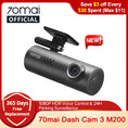 Load image into Gallery viewer, 70mai Dash Cam 3 M200 APP English Voice Control 1080P HDR Night Vision 24H Parking Surveillance 70mai Car DVR M200 WIFI
