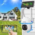 Load image into Gallery viewer, 5MP Solar Camera 4G Sim Card PTZ Wireless Video Surveillance Outdoor PIR Human Detection Audio Wifi Battery CCTV Security Camera
