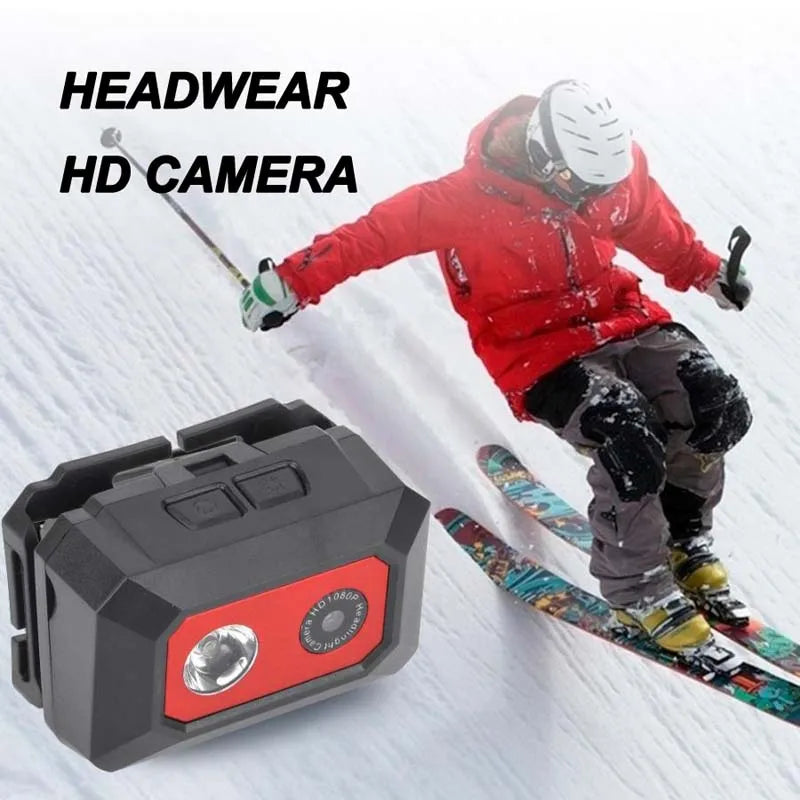 HD 1080P Outdoor Sport Camera F18 Night Vision Camcorder SOS Head-mounted Action Cameras Helmet Video Recording DVR Cam