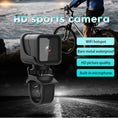 Load image into Gallery viewer, 1080p high-definition portable sports mini camera with hotspot WiFi waterproof camera, motorcycle and bicycle driving recorder - M atlas
