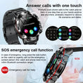 Load image into Gallery viewer, 2024 AI Medical Diagnosis Smart Watch Bluetooth Call Blood Sugar Blood Lipid Uric Acid Monitor HRV ECG Smartwatch For Men Women - M atlas

