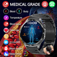 Load image into Gallery viewer, Blood Sugar Smart Watch Health ECG+PPG Blood Body Component Monitor Watch Smart AMOLED Screen Bluetooth Call AI Voice Smartwatch
