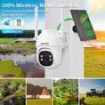 Load image into Gallery viewer, 5MP Solar Camera 4G Sim Card PTZ Wireless Video Surveillance Outdoor PIR Human Detection Audio Wifi Battery CCTV Security Camera
