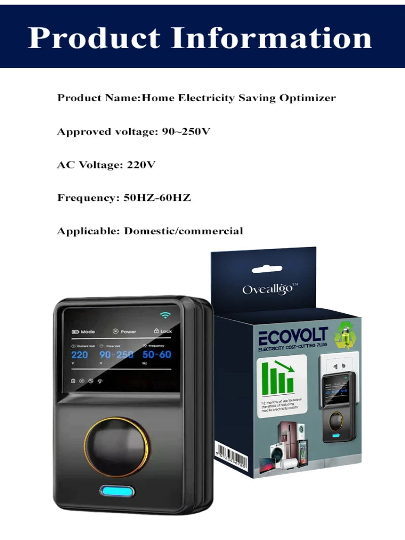 Smart Home Power Savers Energy Saver Household power saving Electricity Saving Box - M atlas